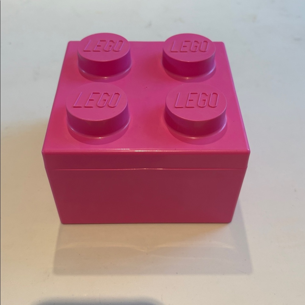 Lego Bright Pink Storage Brick